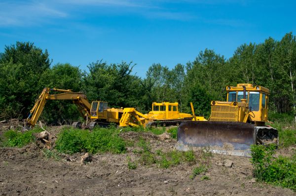 Bulldozer Clearing in Riverton